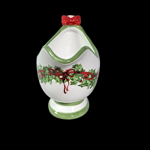 Holiday Celebrations by Christopher Radko Traditions Christmas gravy boat - Picture 12 of 12